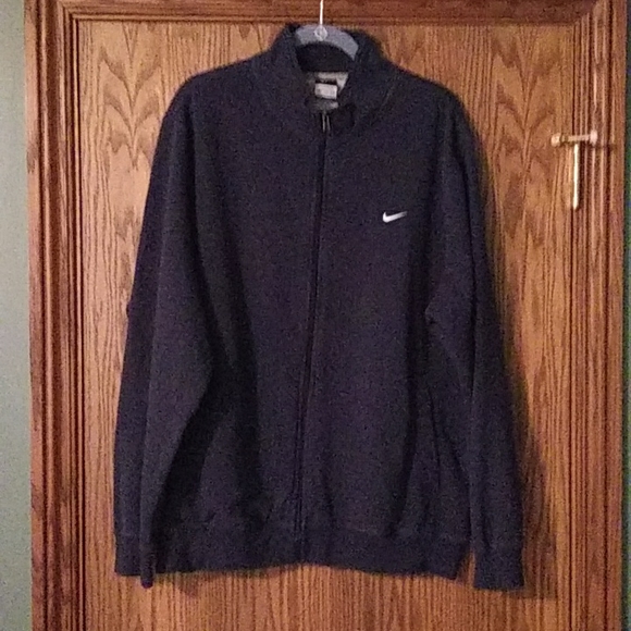 Men's Nike Full Zip Fleece Lined Sweatshirt Jacket - Picture 1 of 8